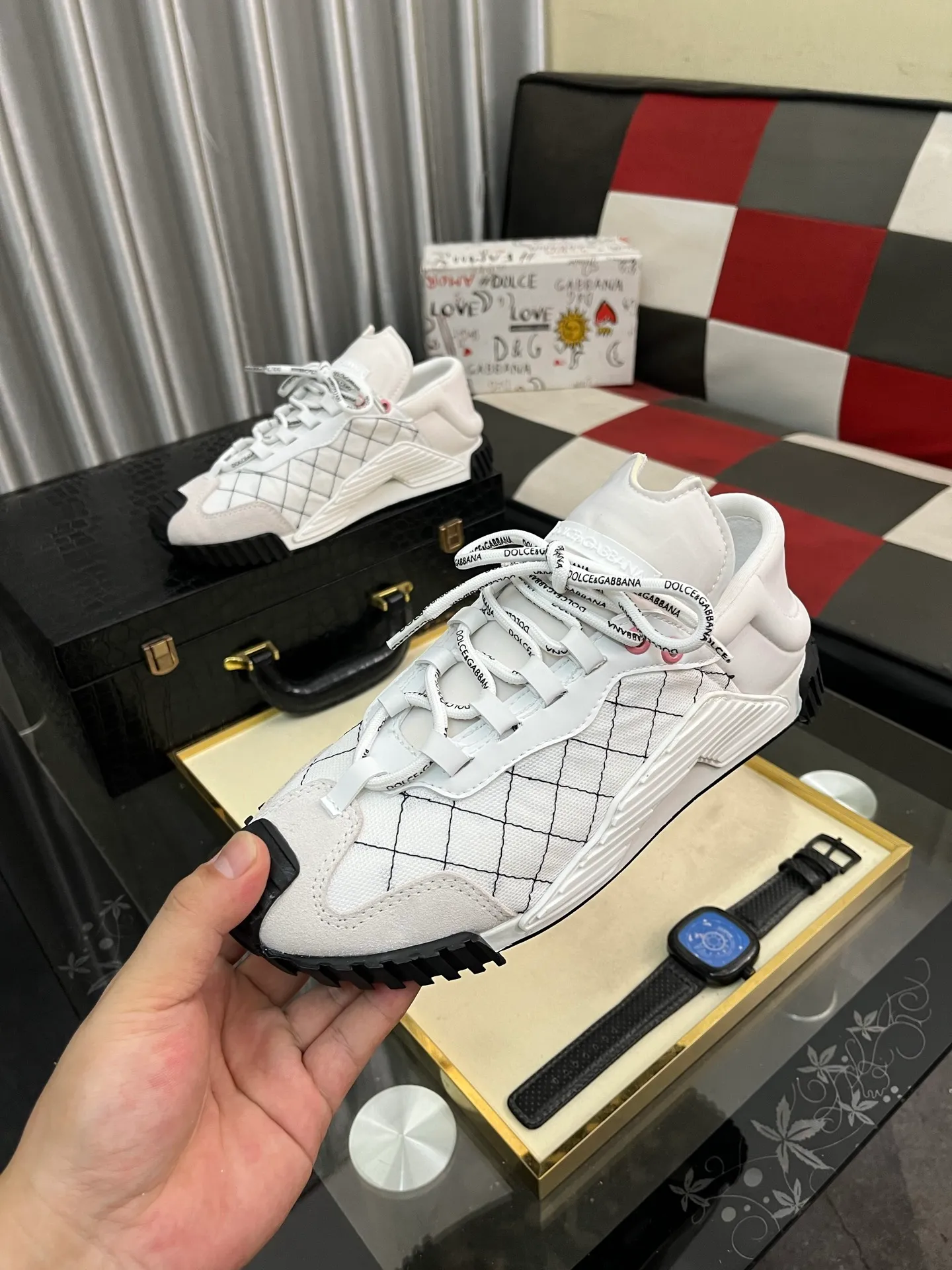 Men's men's shoes💰440⌚️⌚️【DG～】Couple casual shoes, 2025z cabinet sales simultaneously 🔶Size: 36-46#️⃣ 🔷2 colors🔜The upper is made of multi-material splicing➕Mesh lining, comfortable and breathable, sole: original comfortable, wear-resistant and non-slip outsole, ⚠️Real 📱Photographed🎬The real thing is better📢📢📢